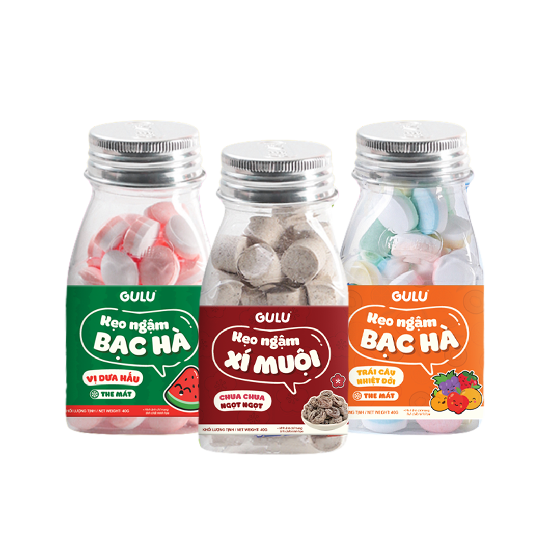 Kẹo Ngậm Bạc Hà GULU FOODS